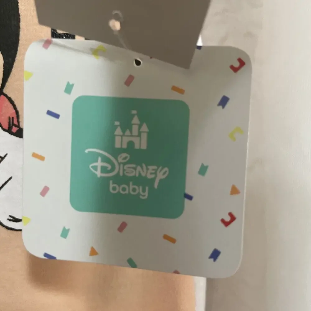 Disney Minnie Pink Orange Black White Bodysuit 2 Piece 18‎ months NWT